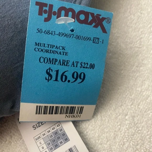 Nautica Blue Sports Bra Intimates & Sleepwear - Picture 3 of 5